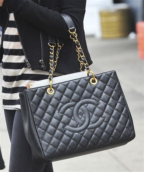 chanel smaller than gst|Chanel grand shopping tote review.